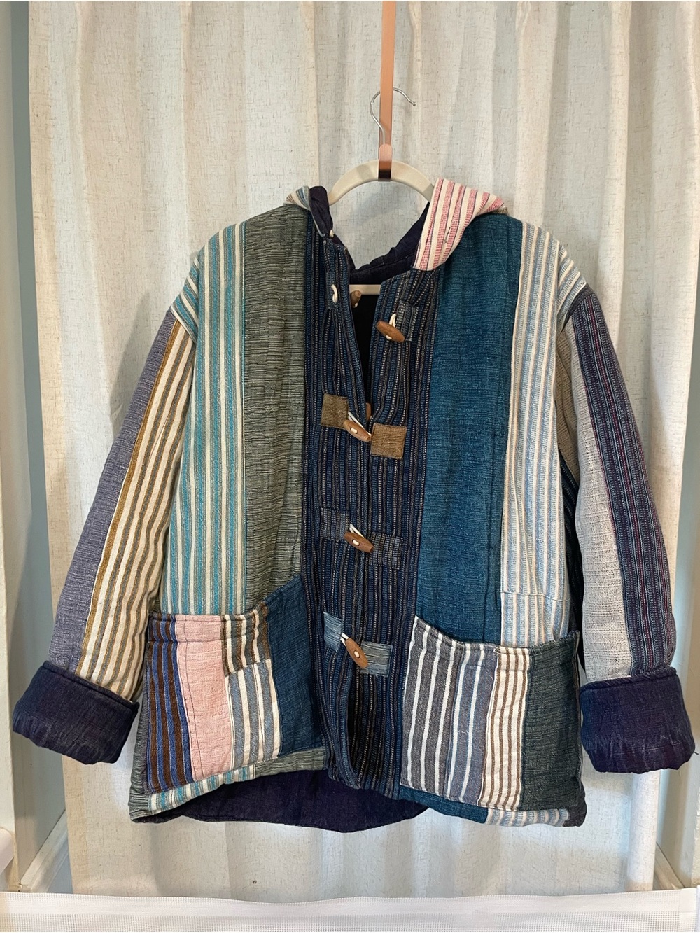 Folk Art Reversible 100% Cotton Jacket